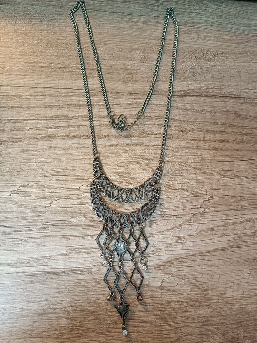 Długi ozdobny łańcuch 44 cm