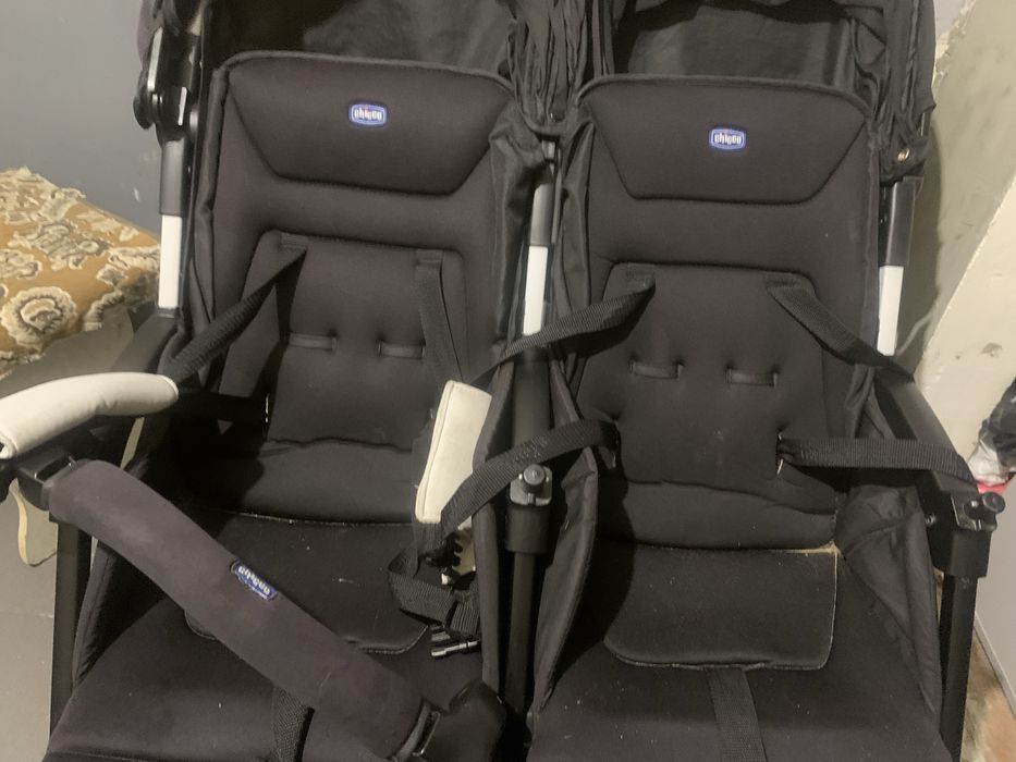 Детская коляска Chicco Twin Black !