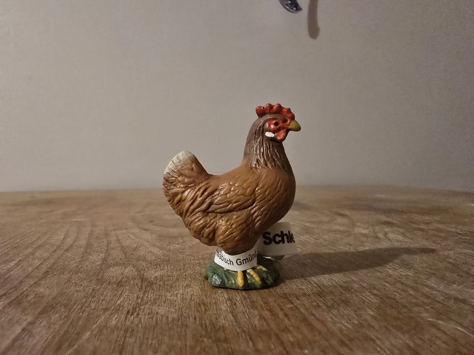 Schleich kura figurka kolekcjonerska unikat model wycofany z 1998