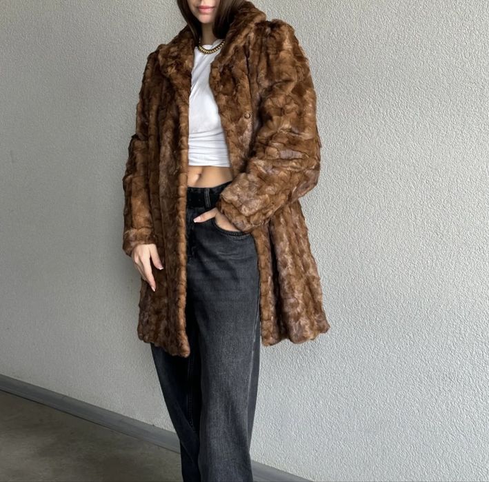 Вінтажна норкова шубка