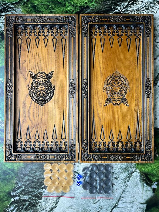 нарди нарды з дерева, охота, качки, фазани,кабан,лось,глухарі