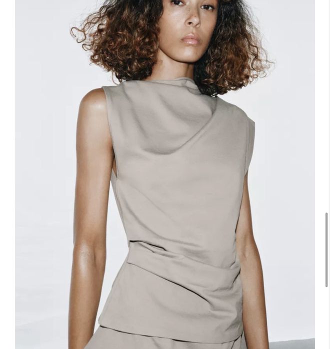 Новий бавовняний топ від ZARA