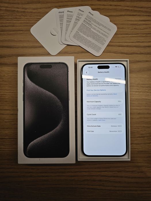 iPhone 15 pro max 256 gb sprawny bardzo dobry stan! okazja!