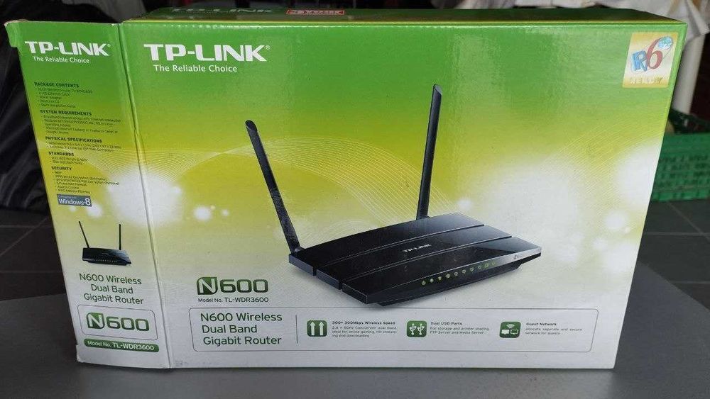 Router TP-Link N600 Wireless Dual Band Gigabit (Modelo tl-wdr3600)