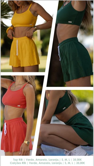 Stock off 236 peças roupa desportiva ecológica – ideal revenda / lojas