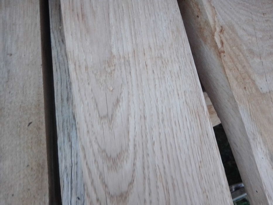 Parapet drewniany, dębowy