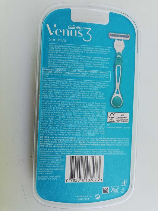 Maszynki do golenia Gillette Venus 3 Sensitive