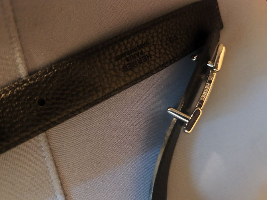 Cinto Hermès de couro