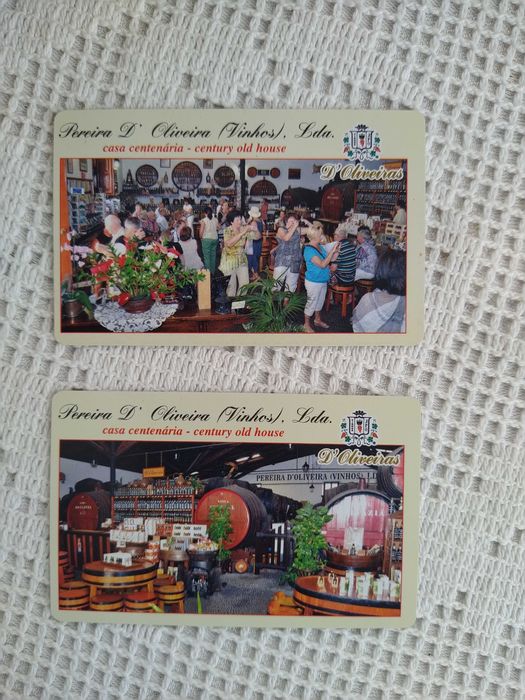 Calendários dos vinhos Pereira D`Oliveira - 2015