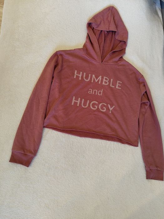 krótka bluza z kapturem, damska r. S