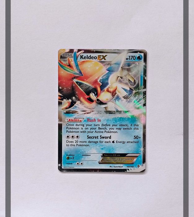 Keldeo Ex 49/149 BRC Pokemon ENG-NM