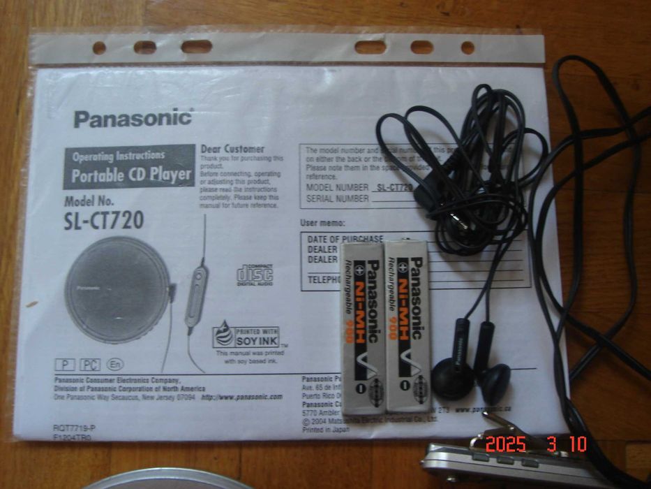 Продам Panasonic SL-CT720 без коробки CD/ MP3 PLEER: 5 000 грн
