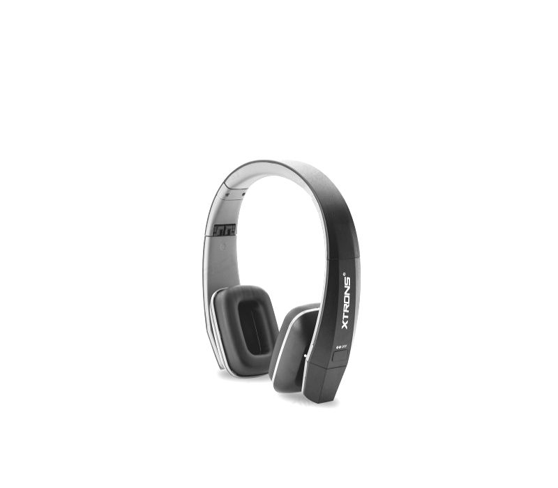 AURICULAR SEM FIO DOBRÁVEL INFRAVERMELHO XTRONS 2 CANAIS EM PRETO
