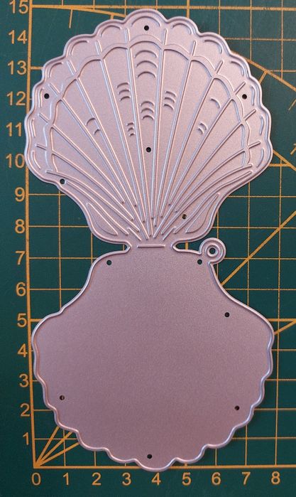 905. Wykrojnik muszla scrapbooking