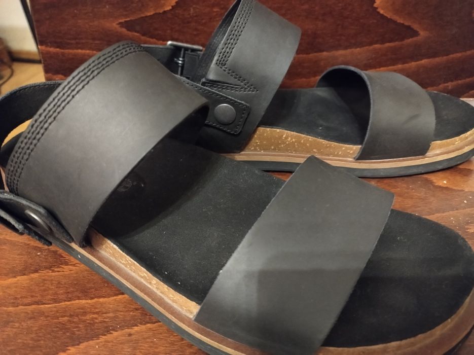 Sandały męskie czarne Timberland oryginalne jak nowe