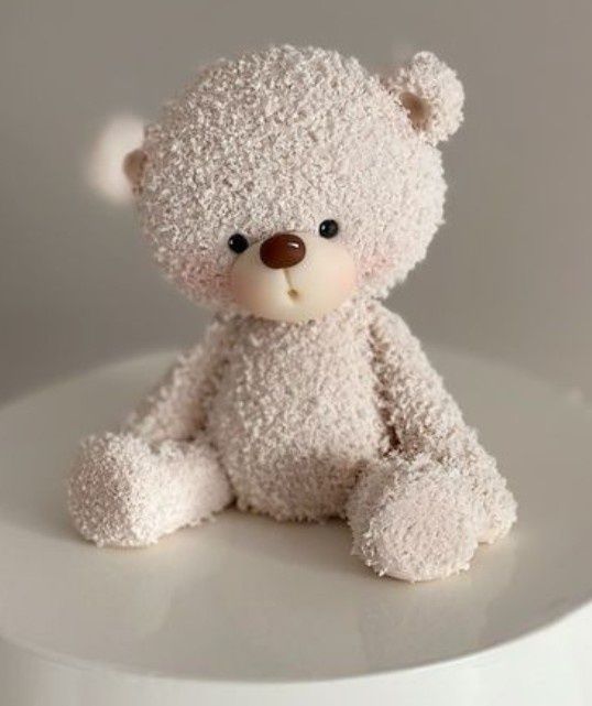 Miś z masy cukrowej