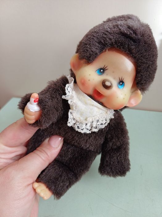 Małpka Monchhichi moncziczi vintage stare zabawki lata 90