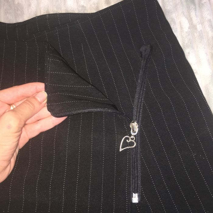 Юбка черная назапах