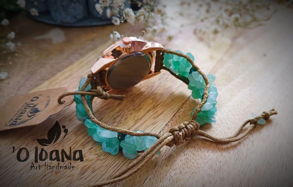 Zegarek handmade awenturyn