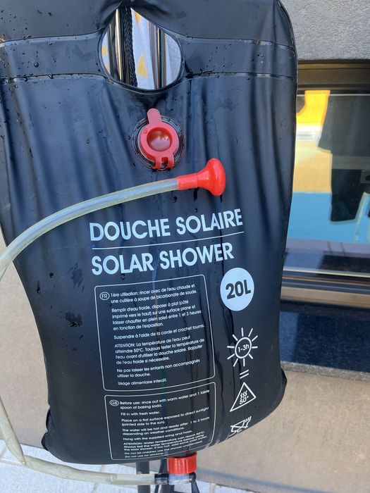 Grelador e Duche solar