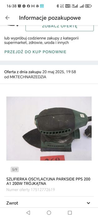 Szlifierka oscylacyjna parkside