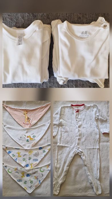 Roupa de bebé tamanhos  75 e 98