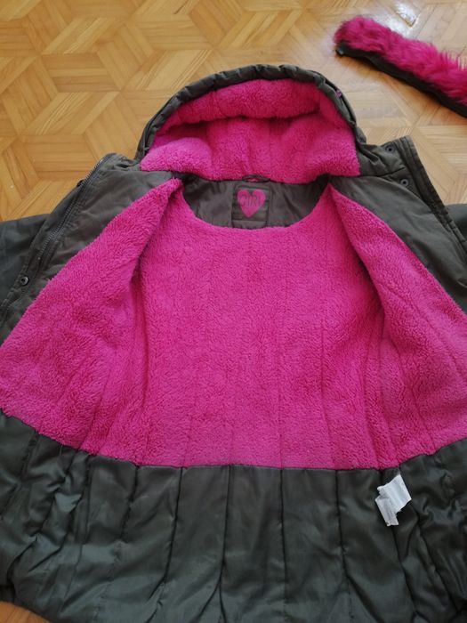 Kurtka płaszcz dziewczęce na 146 cm wzrostu