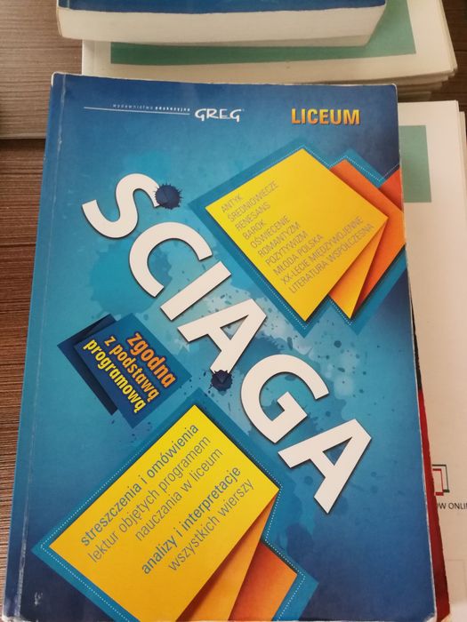 Ściąga do liceum j. Polski