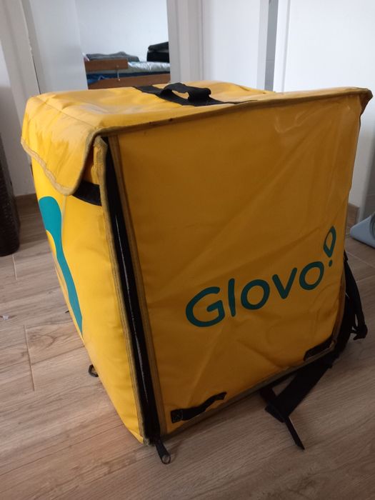 Mochila glovo impermeável