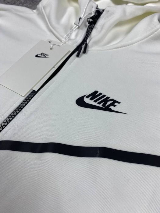 Кофта Nike Tech Fleece/кофта найк теч фліс біла/nike теч fleece