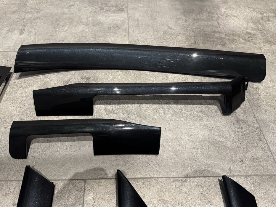 Bmw e46 sedan / touring dekory / listwy ozdobne black piano europa 4el szyby - stan igła