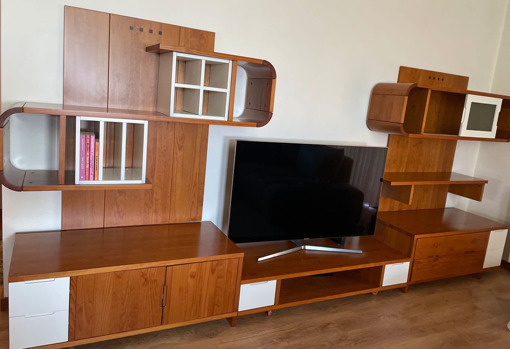 Móvel combinado madeira maciça