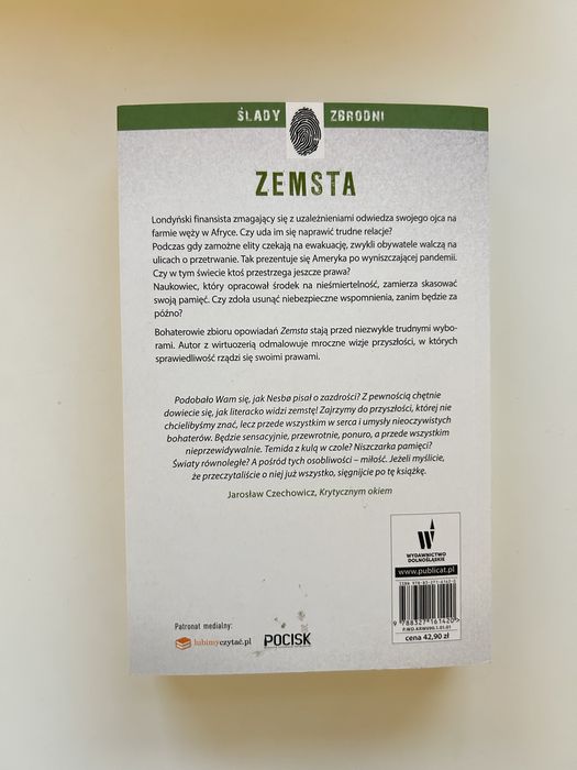Książka Jo Nesbø Nesbo stan bardzo dobry seria ślady zbrodni thriller