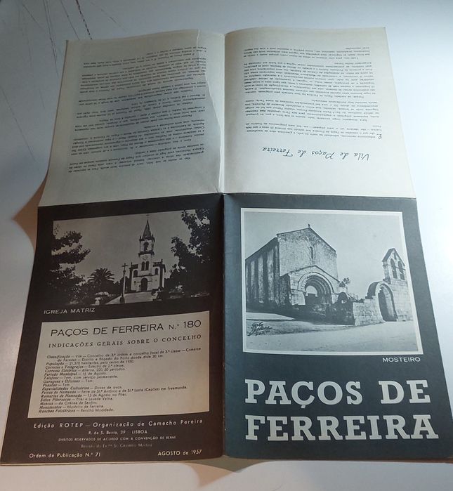 Paços de Ferreira - ROTEP Tourist Guide | Includes Fold-Out Map64741312054658122