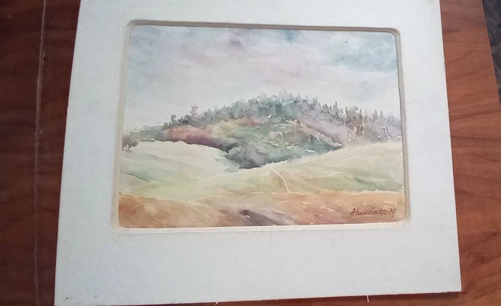 Obraz  pejzaż  bez ramy