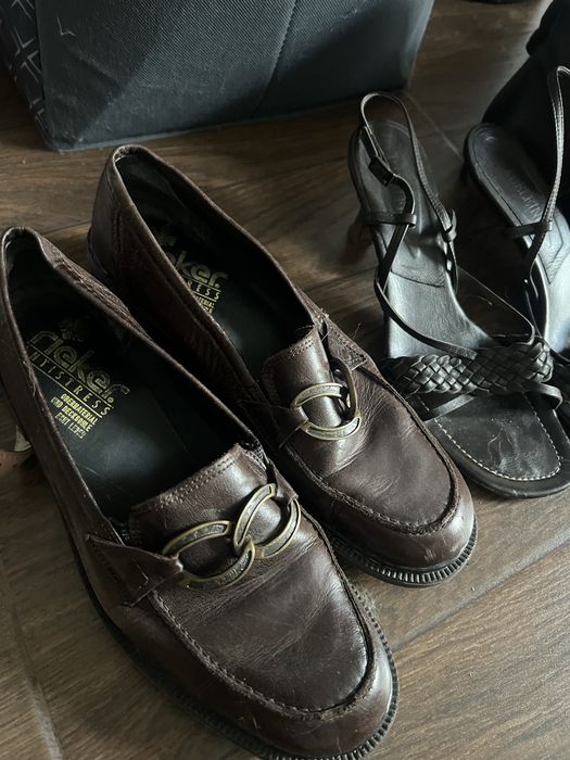 Лофери rieker шкіряні