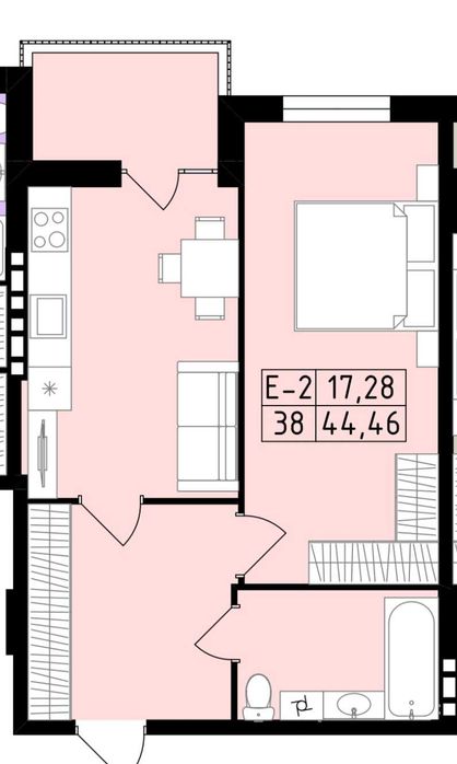 1-комнатная квартира по адресу ул. Магистратская (площадь 45 м²) - Atlanta.ua - фото 2