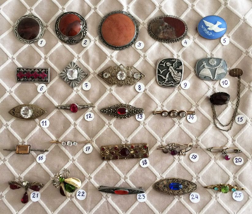 Брошь Серебро 875 916 пр СССР Серебряная брошь