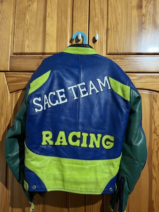 Casaco Motard Couro SACE Racing PlayStation