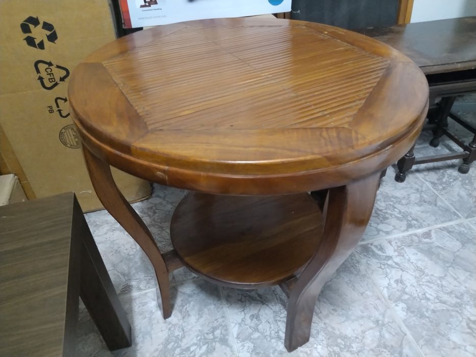Mesa De Café Com Topo De Cana64586360220929123