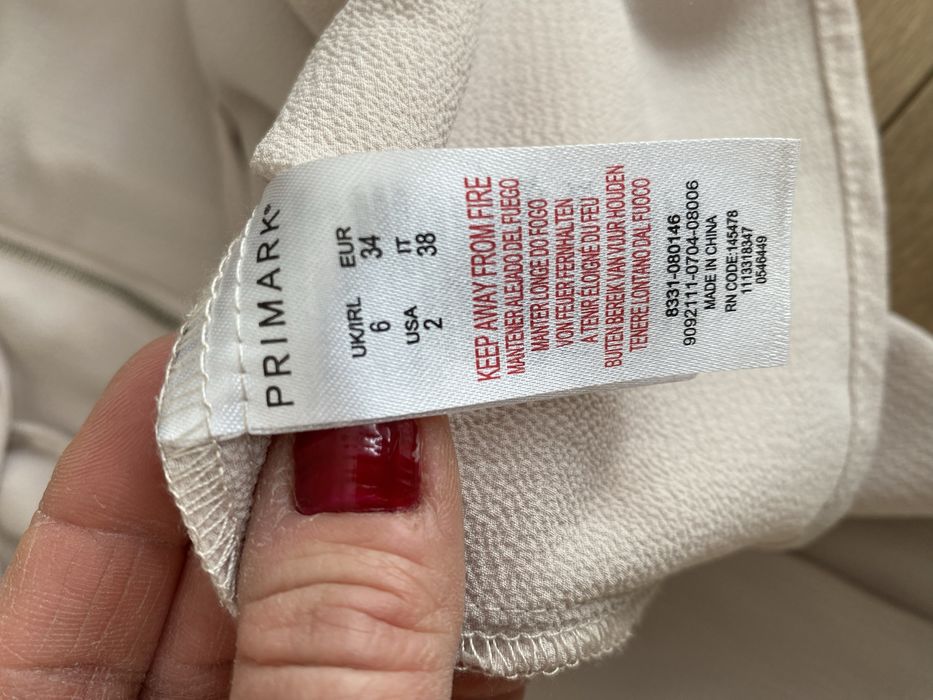 Nowa sukienka pudrowy  bez primark s 36
