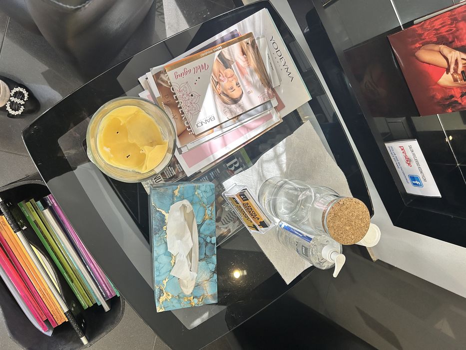 Stolik szklany stan bdb