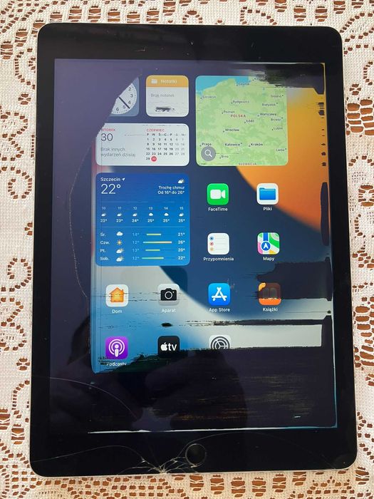 iPad Air 2 wylogowany