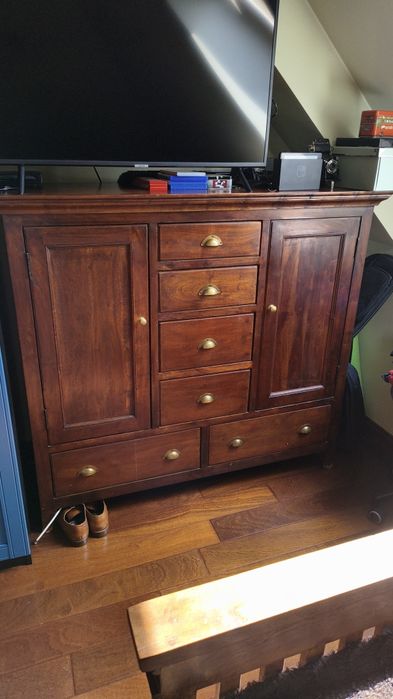 Komoda kolonialna drewno egzotyczne Almi Decor