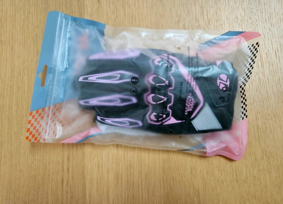 Luvas Motociclismo JCAA rosa