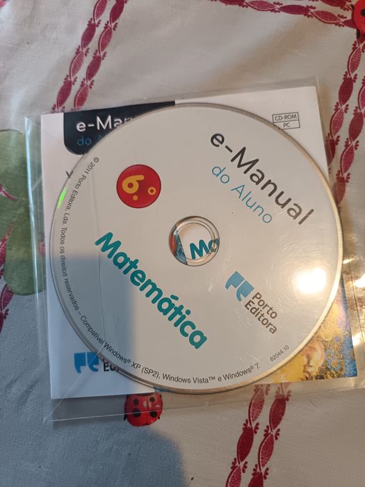 cd  rom   dvd manual do  aluno 6 ano matemática