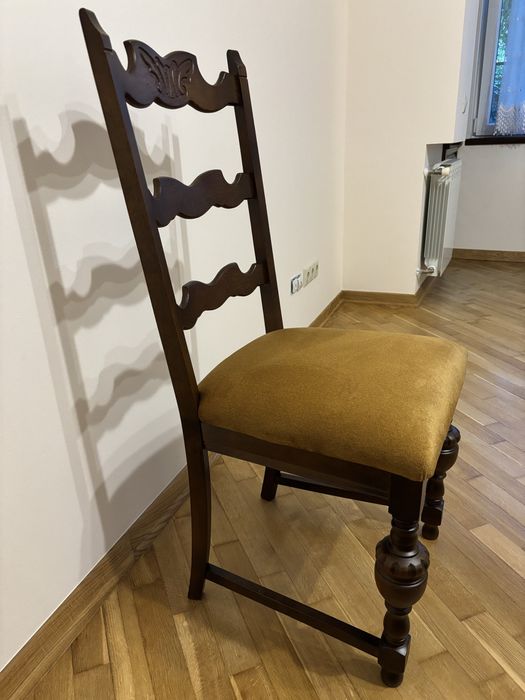 Гарнітур стіл стільці меблі дубовий набір