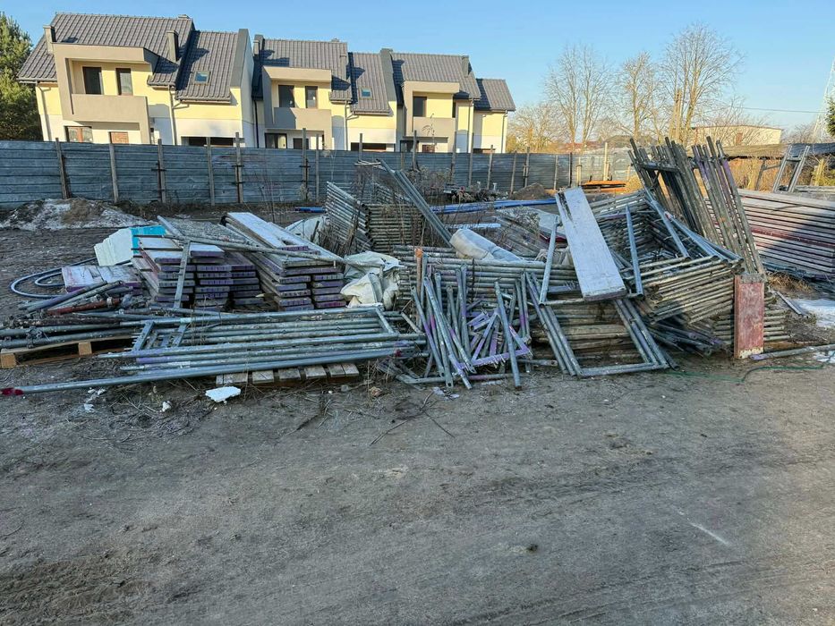 Rusztowanie elewacyjne Plettac –używane, możliwość sprzedaży na części