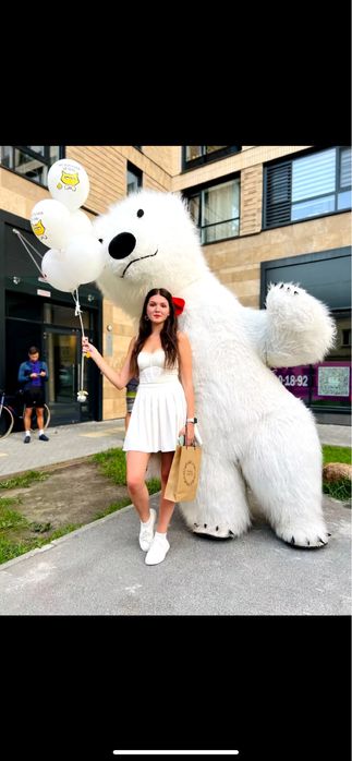 Білий Ведмедик/ Привітання на день народження /Аніматор/ Білий мішка