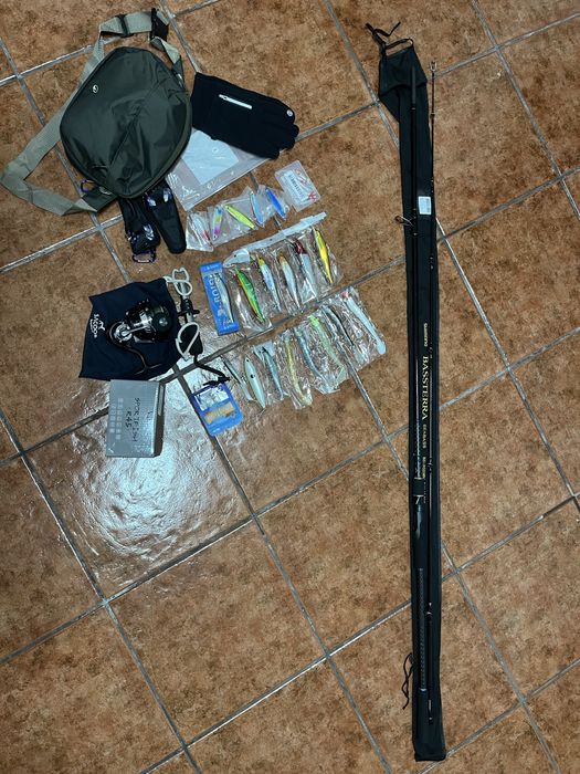 Conjunto pesca ao spinning